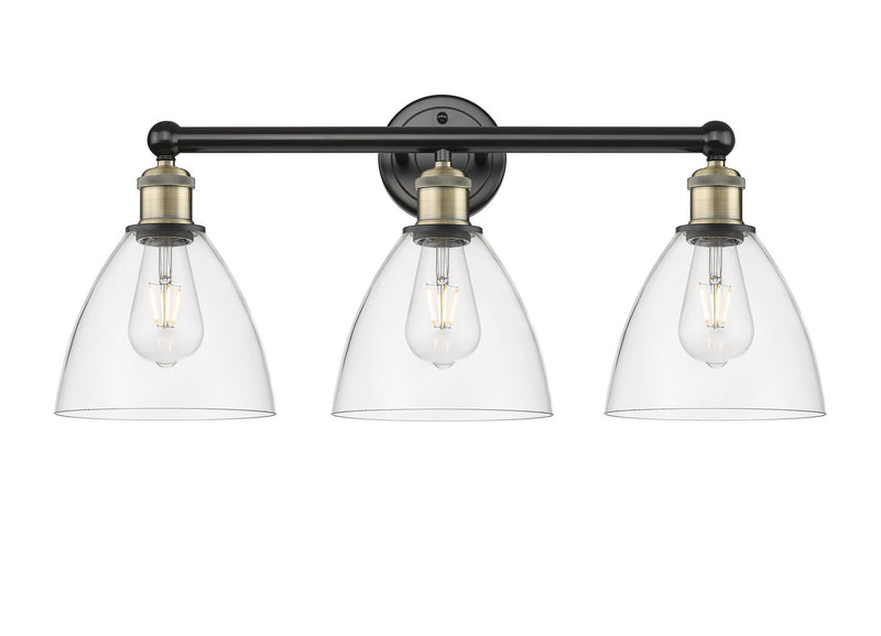 Innovations 616-3W-BAB-GBD-752 Three Light Bath Vanity, Black Antique Brass