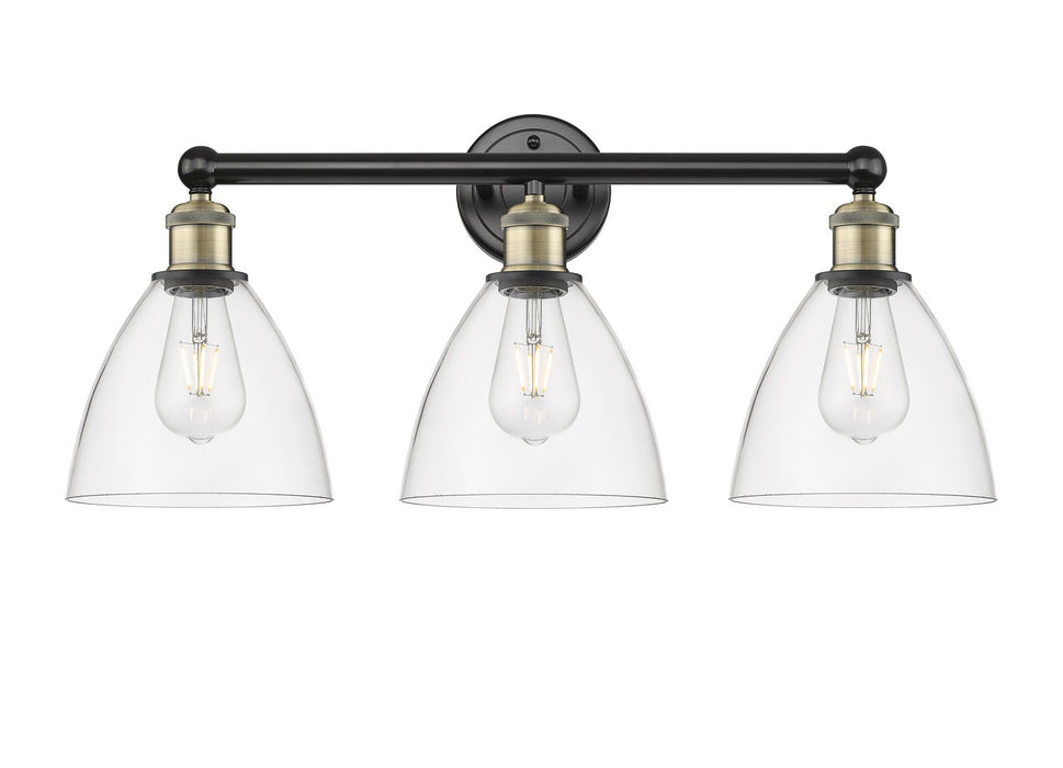 Innovations 616-3W-BAB-GBD-752 Three Light Bath Vanity, Black Antique Brass