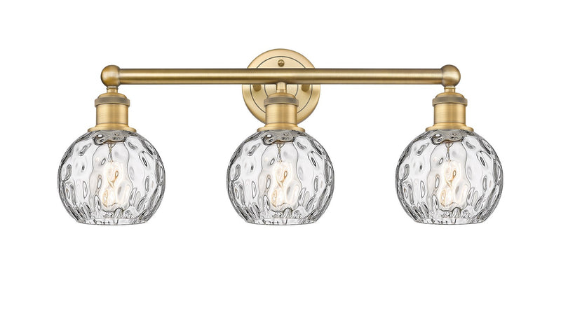 Innovations 616-3W-BB-G1215-6 Three Light Bath Vanity, Brushed Brass