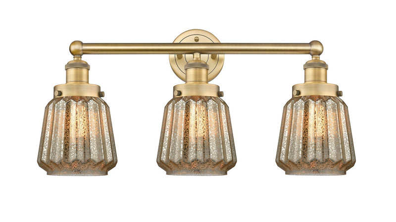 Innovations 616-3W-BB-G146 Three Light Bath Vanity, Brushed Brass