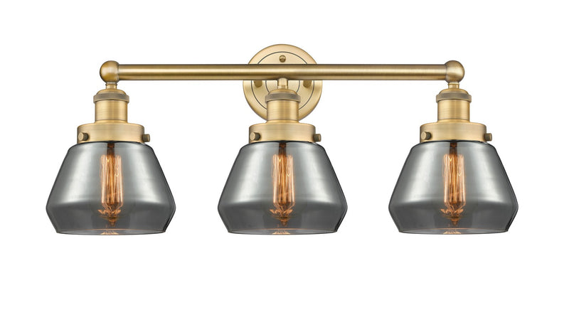 Innovations 616-3W-BB-G173 Three Light Bath Vanity, Brushed Brass