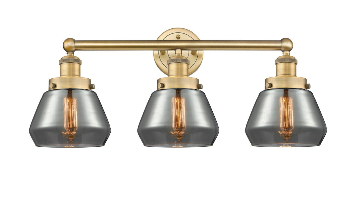 Innovations 616-3W-BB-G173 Three Light Bath Vanity, Brushed Brass