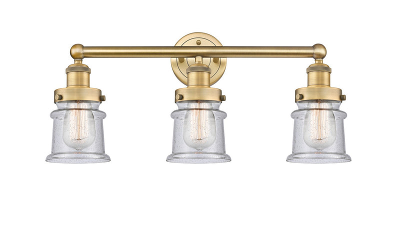 Innovations 616-3W-BB-G184S Three Light Bath Vanity, Brushed Brass