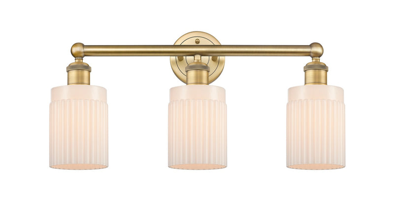 Innovations 616-3W-BB-G341 Three Light Bath Vanity, Brushed Brass
