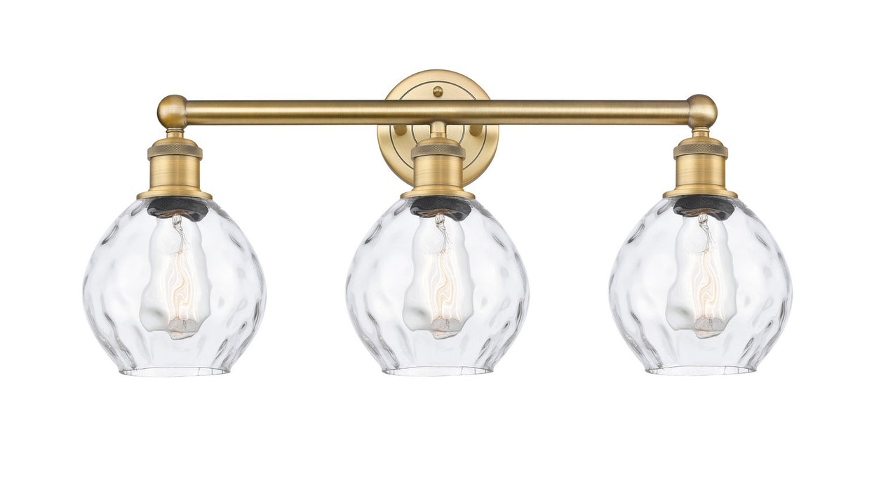 Innovations 616-3W-BB-G362 Three Light Bath Vanity, Brushed Brass