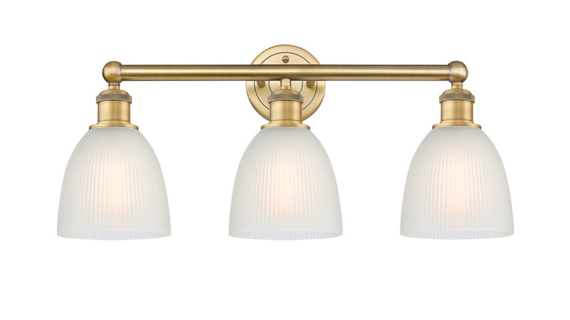 Innovations 616-3W-BB-G381 Three Light Bath Vanity, Brushed Brass