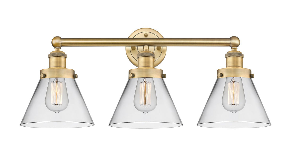 Innovations 616-3W-BB-G42 Three Light Bath Vanity, Brushed Brass