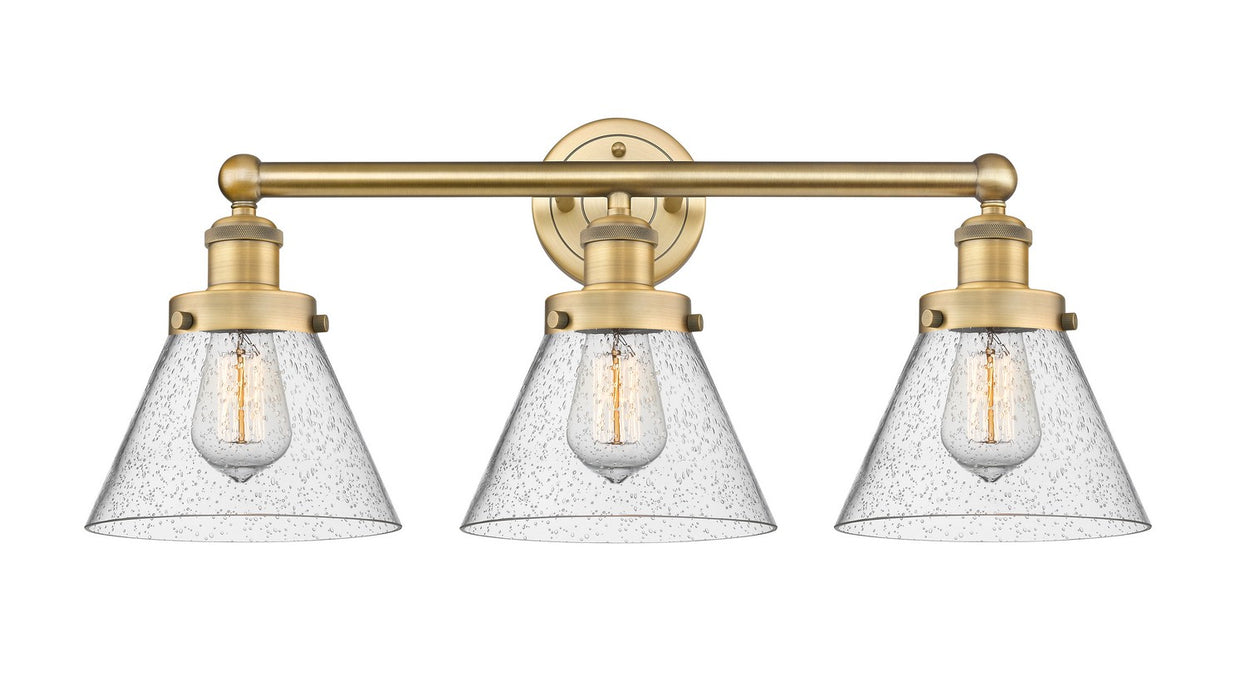 Innovations 616-3W-BB-G44 Three Light Bath Vanity, Brushed Brass