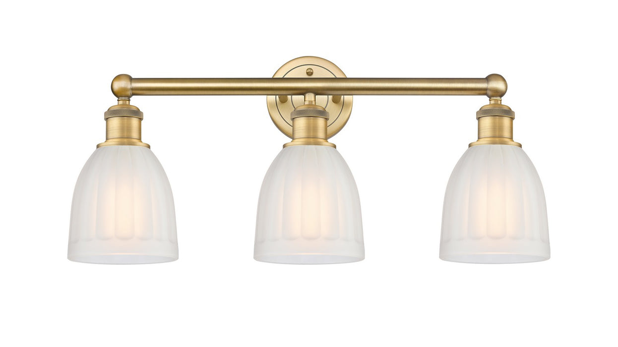 Innovations 616-3W-BB-G441 Three Light Bath Vanity, Brushed Brass