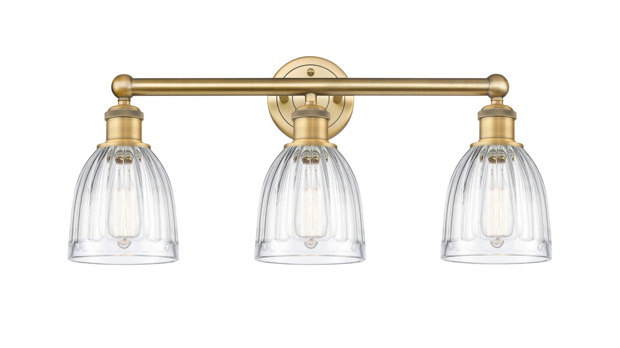 Innovations 616-3W-BB-G442 Three Light Bath Vanity, Brushed Brass