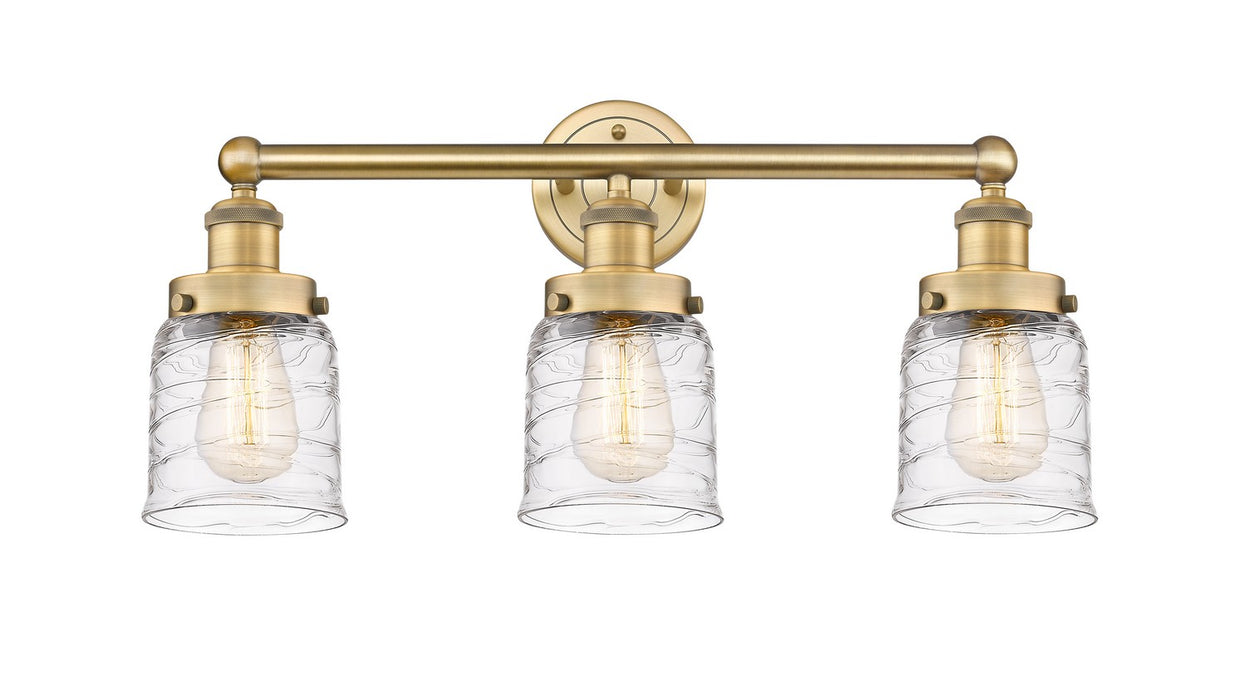 Innovations 616-3W-BB-G513 Three Light Bath Vanity, Brushed Brass