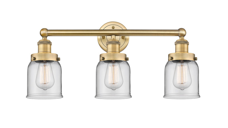 Innovations 616-3W-BB-G52 Three Light Bath Vanity, Brushed Brass
