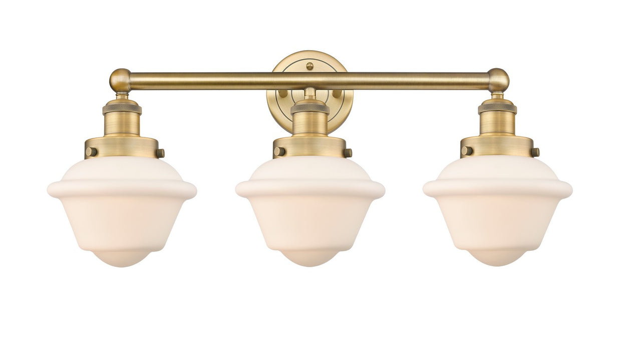Innovations 616-3W-BB-G531 Three Light Bath Vanity, Brushed Brass