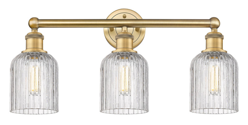 Innovations 616-3W-BB-G559-5CL Three Light Bath Vanity, Brushed Brass