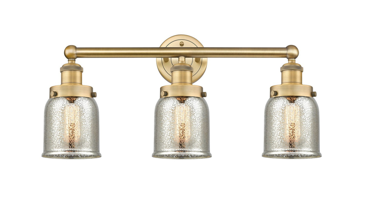 Innovations 616-3W-BB-G58 Three Light Bath Vanity, Brushed Brass
