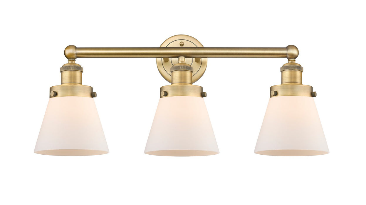 Innovations 616-3W-BB-G61 Three Light Bath Vanity, Brushed Brass