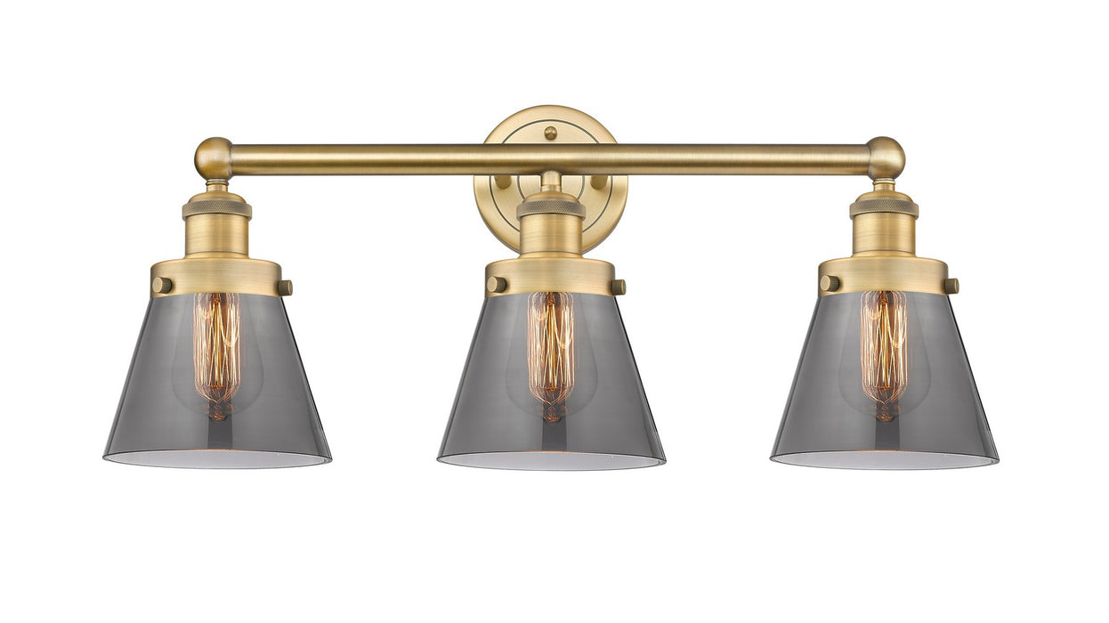 Innovations 616-3W-BB-G63 Three Light Bath Vanity, Brushed Brass