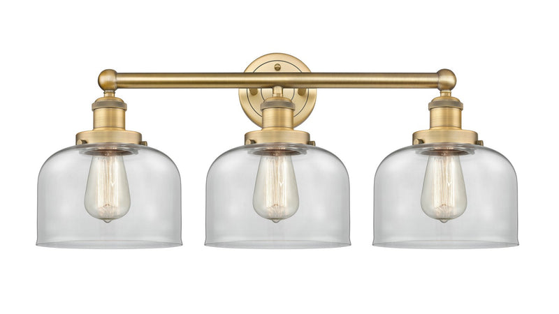 Innovations 616-3W-BB-G72 Three Light Bath Vanity, Brushed Brass