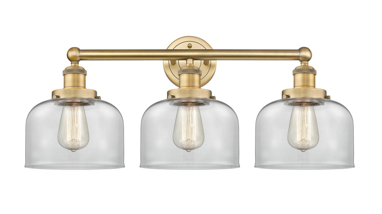 Innovations 616-3W-BB-G72 Three Light Bath Vanity, Brushed Brass