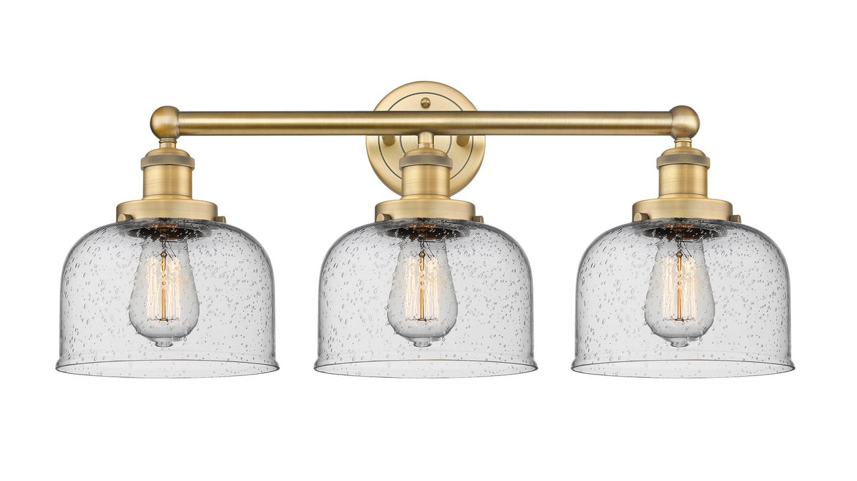 Innovations 616-3W-BB-G74 Three Light Bath Vanity, Brushed Brass