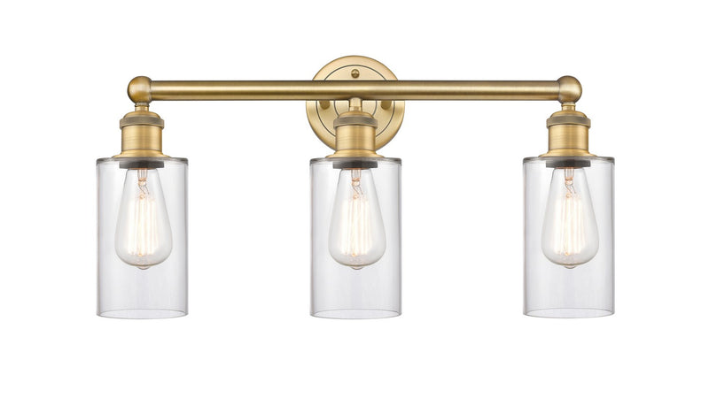 Innovations 616-3W-BB-G802 Three Light Bath Vanity, Brushed Brass