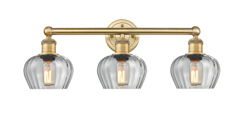 Innovations 616-3W-BB-G92 Three Light Bath Vanity, Brushed Brass