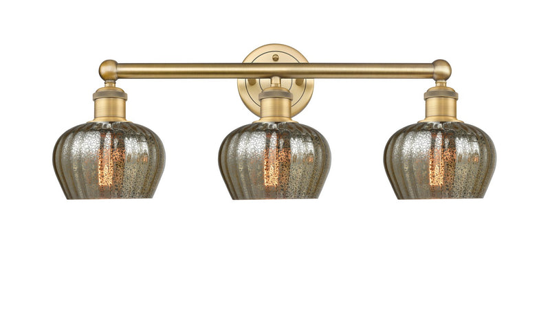 Innovations 616-3W-BB-G96 Three Light Bath Vanity, Brushed Brass