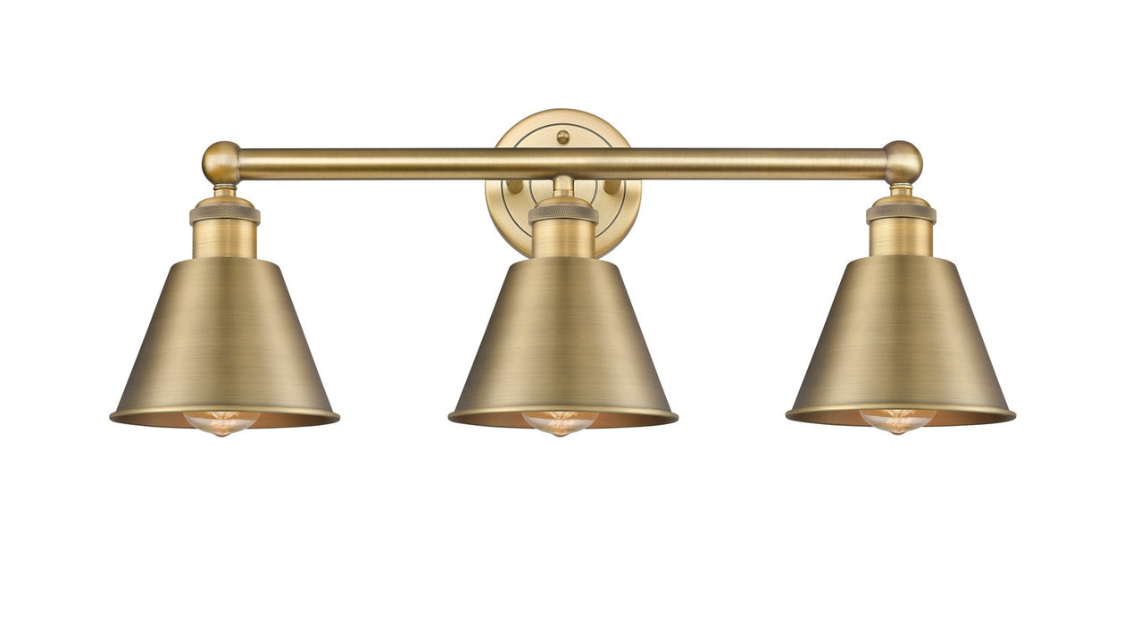 Innovations 616-3W-BB-M8-BB Three Light Bath Vanity, Brushed Brass