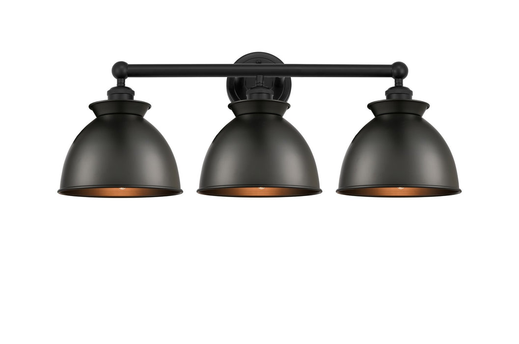 Innovations 616-3W-BK-M14-BK Three Light Bath Vanity, Matte Black