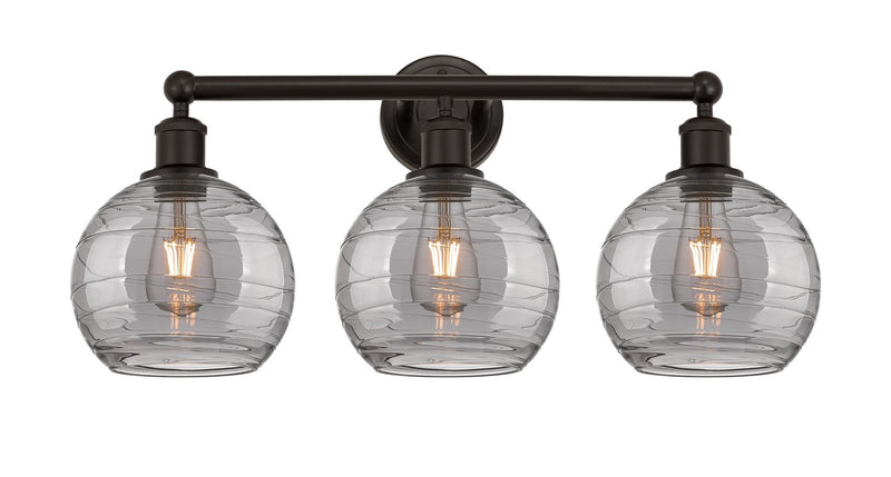 Innovations 616-3W-OB-G1213-8SM Three Light Bath Vanity, Oil Rubbed Bronze