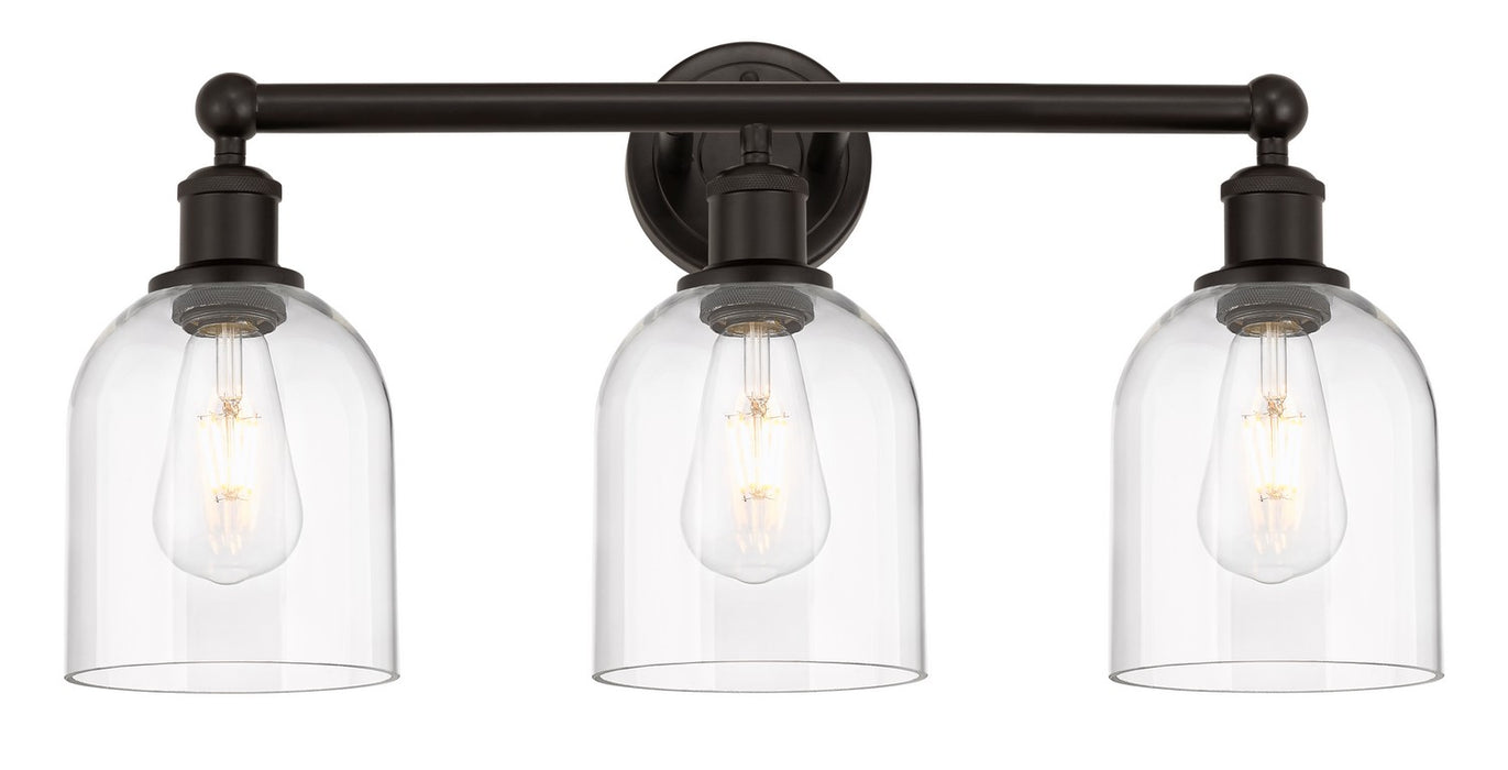 Innovations 616-3W-OB-G558-6CL Three Light Bath Vanity, Oil Rubbed Bronze