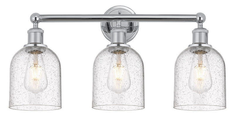 Innovations 616-3W-PC-G558-6SDY Three Light Bath Vanity, Polished Chrome