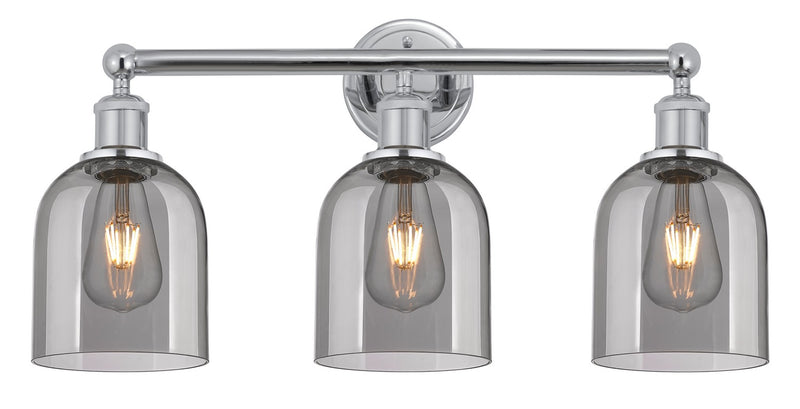 Innovations 616-3W-PC-G558-6SM Three Light Bath Vanity, Polished Chrome