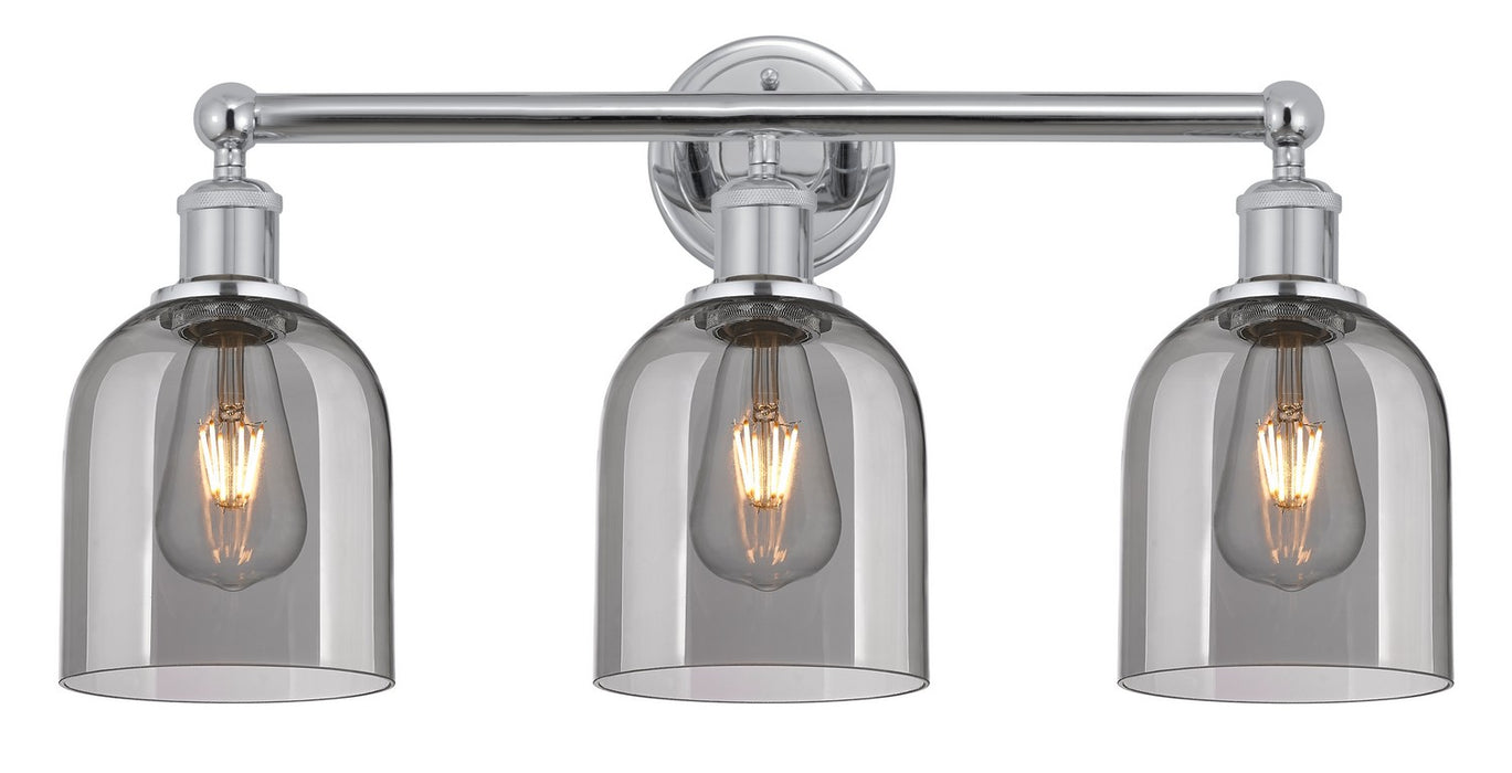 Innovations 616-3W-PC-G558-6SM Three Light Bath Vanity, Polished Chrome