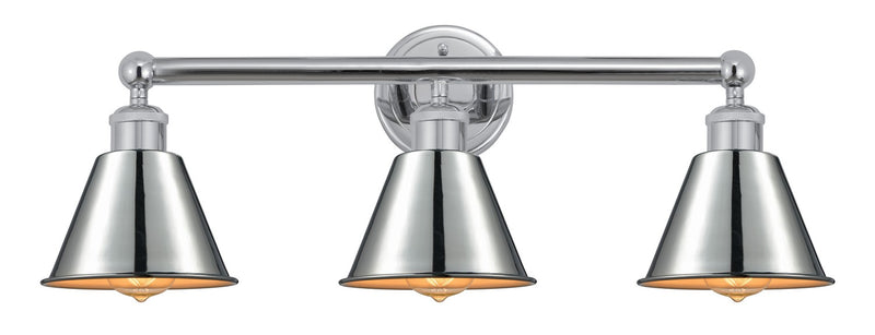 Innovations 616-3W-PC-M8-PC Three Light Bath Vanity, Polished Chrome