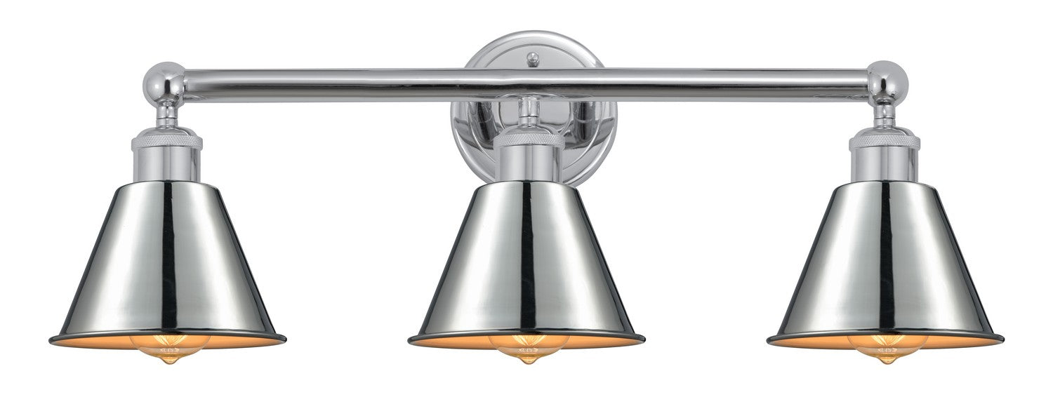 Innovations 616-3W-PC-M8-PC Three Light Bath Vanity, Polished Chrome