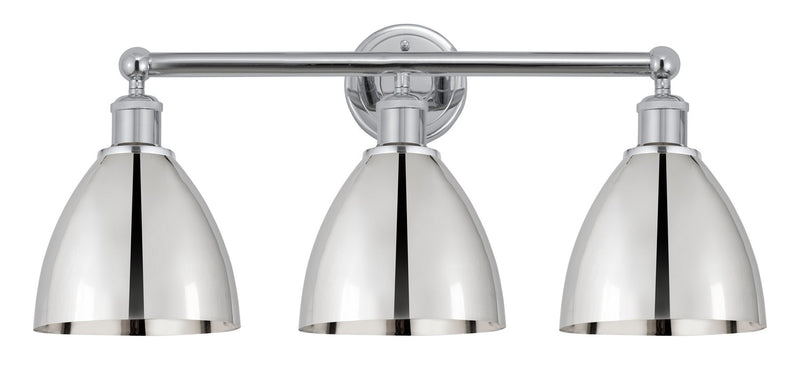 Innovations 616-3W-PC-MBD-75-PC Three Light Bath Vanity, Polished Chrome