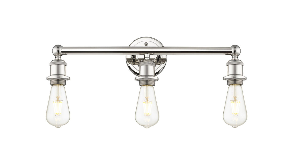 Innovations 616-3W-PN Three Light Bath Vanity, Polished Nickel