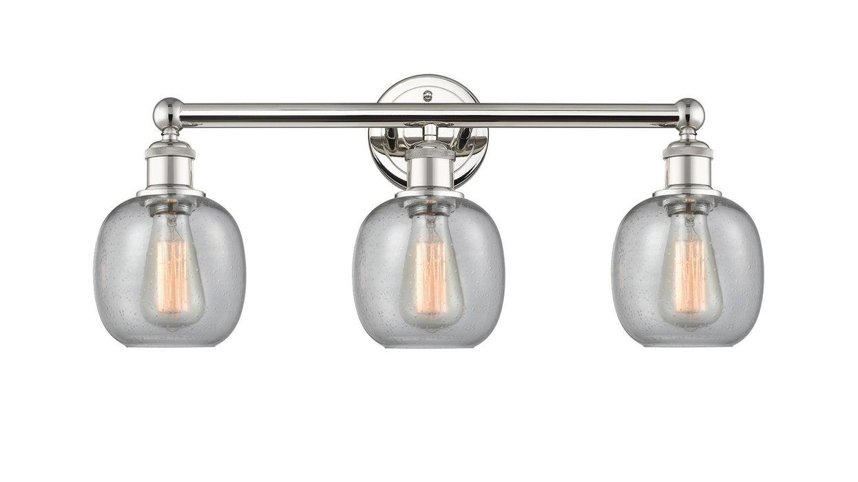 Innovations 616-3W-PN-G104 Three Light Bath Vanity, Polished Nickel