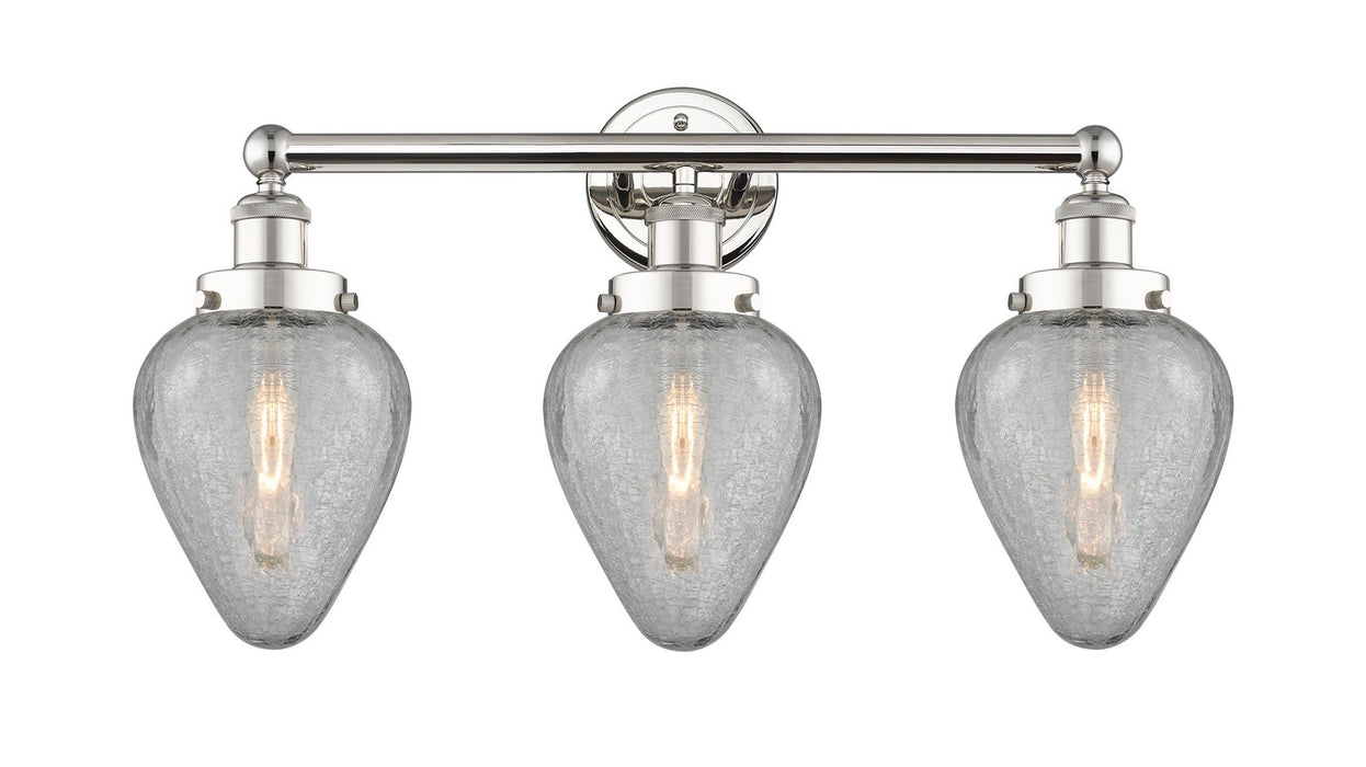 Innovations 616-3W-PN-G165 Three Light Bath Vanity, Polished Nickel