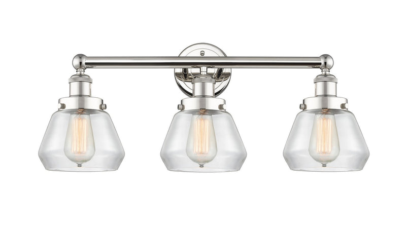 Innovations 616-3W-PN-G172 Three Light Bath Vanity, Polished Nickel