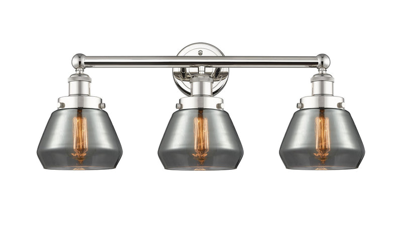 Innovations 616-3W-PN-G173 Three Light Bath Vanity, Polished Nickel
