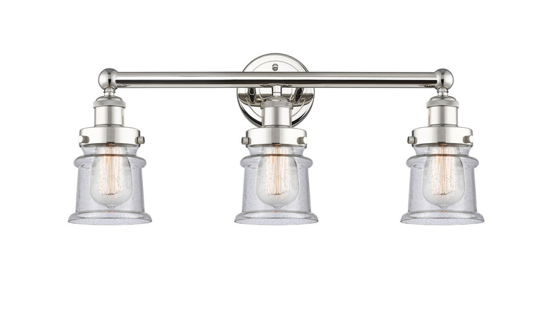 Innovations 616-3W-PN-G184S Three Light Bath Vanity, Polished Nickel