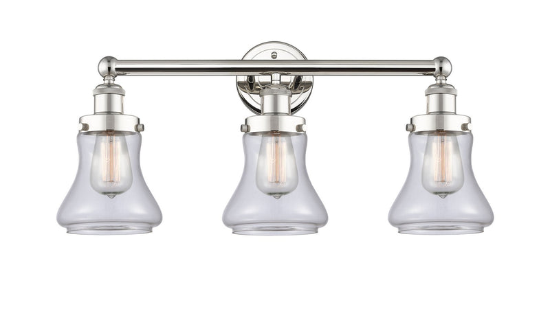 Innovations 616-3W-PN-G192 Three Light Bath Vanity, Polished Nickel