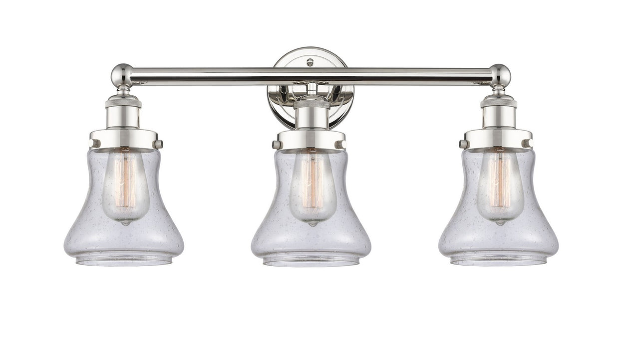 Innovations 616-3W-PN-G194 Three Light Bath Vanity, Polished Nickel