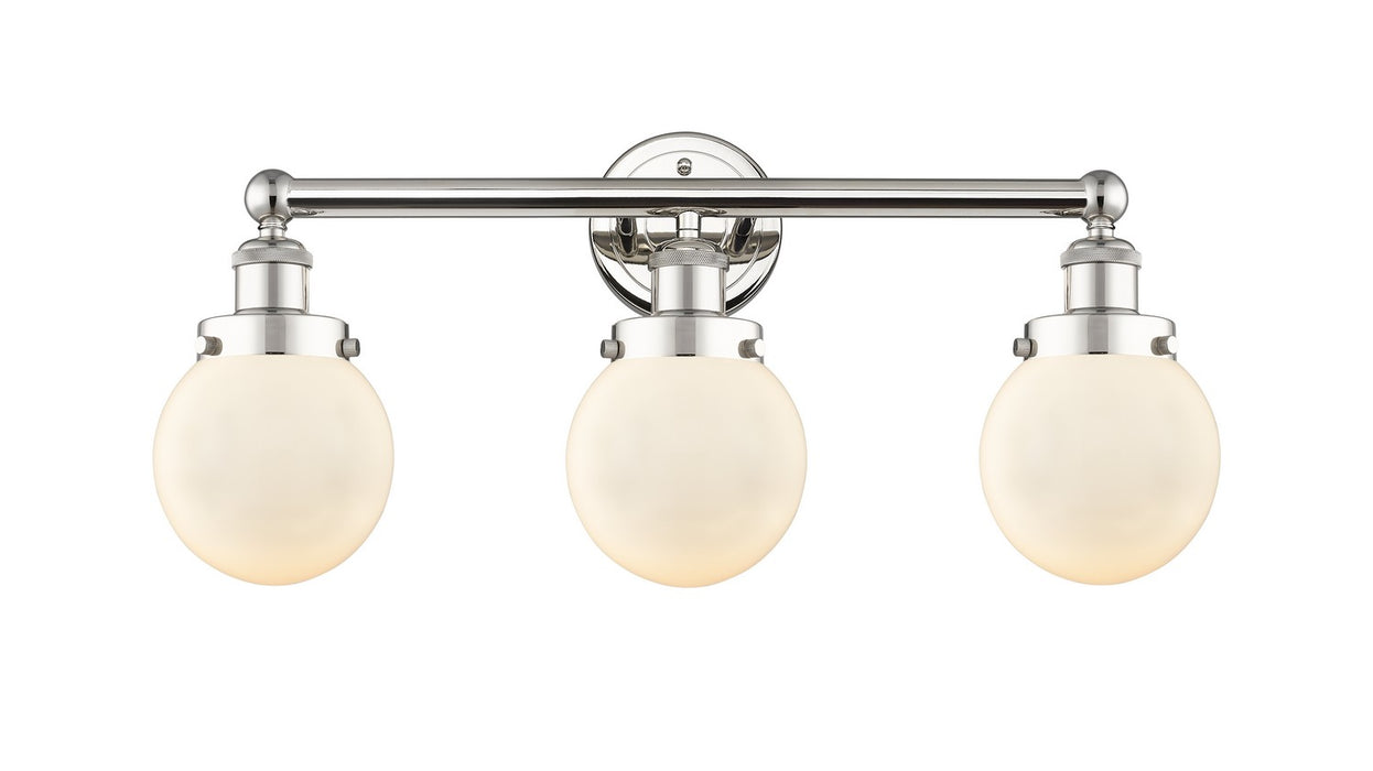 Innovations 616-3W-PN-G201-6 Three Light Bath Vanity, Polished Nickel