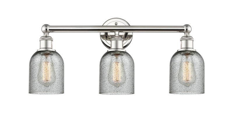 Innovations 616-3W-PN-G257 Three Light Bath Vanity, Polished Nickel
