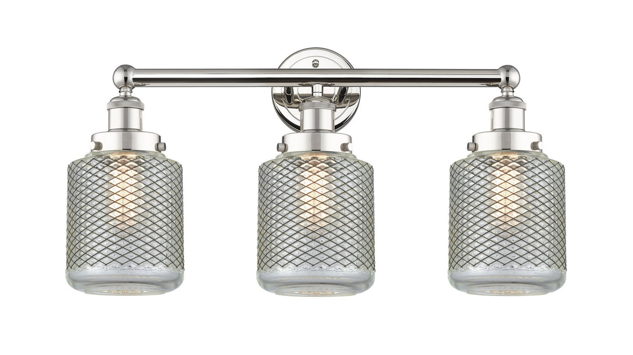 Innovations 616-3W-PN-G262 Three Light Bath Vanity, Polished Nickel