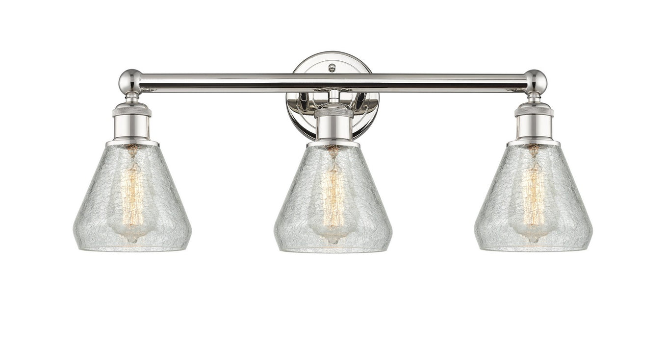 Innovations 616-3W-PN-G275 Three Light Bath Vanity, Polished Nickel