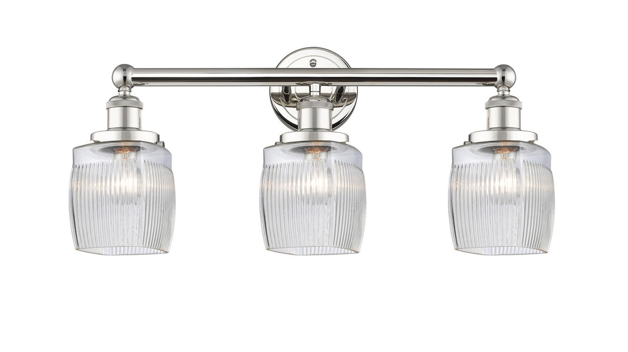 Innovations 616-3W-PN-G302 Three Light Bath Vanity, Polished Nickel